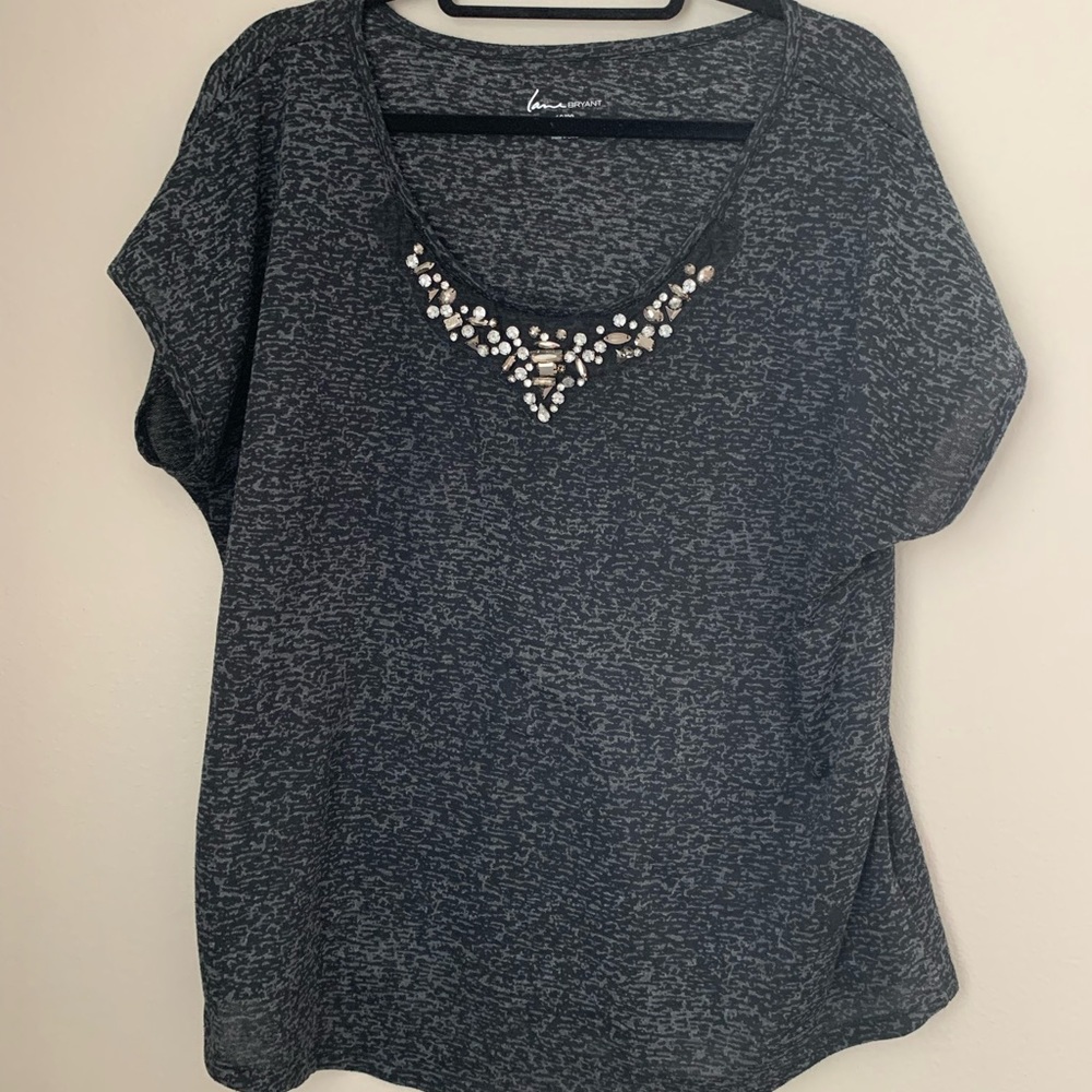 Black and white detailed shirt